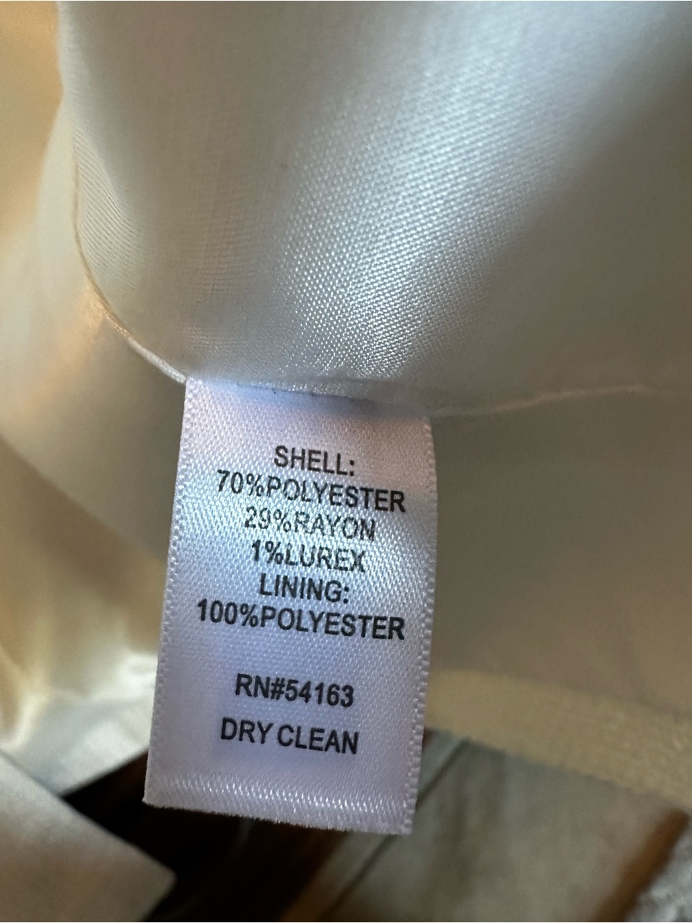 Andrew Mac Marc New York / White Shimmer Blazer / NWOT / Size 12 - Picture 6 of 8